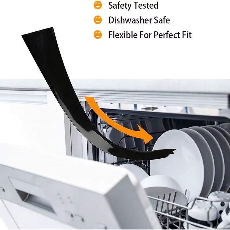 2Pcs Stove Counter Gaps Cover Silicone Strips Oil Dust Water Seal Cooker Cover