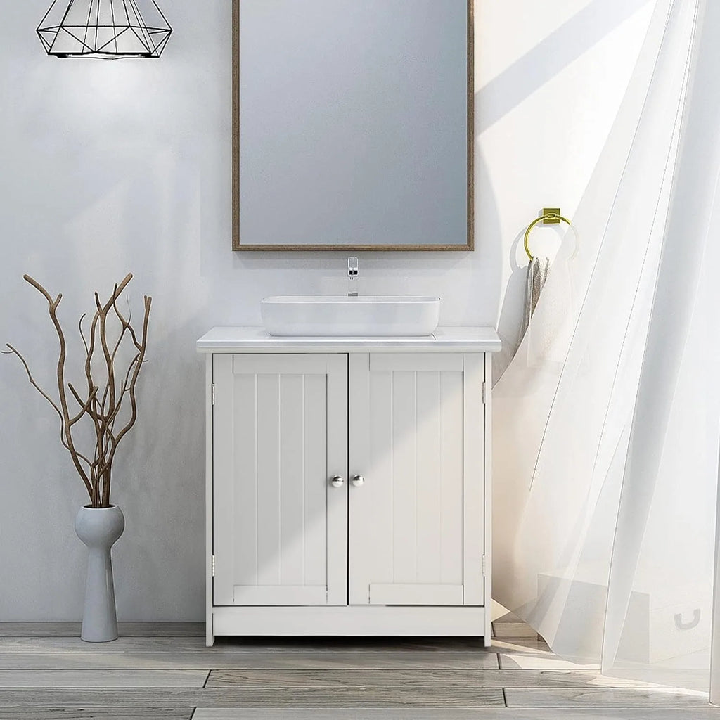 Pedestal Sink Cabinet – Space-Saving Bathroom Storage