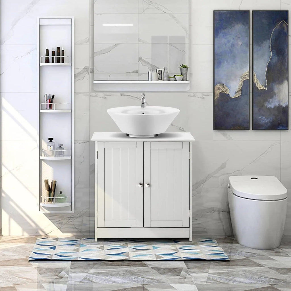 Pedestal Sink Cabinet – Space-Saving Bathroom Storage