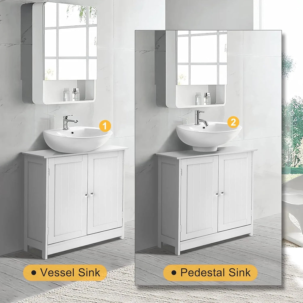 Pedestal Sink Cabinet – Space-Saving Bathroom Storage