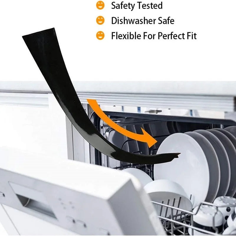 Complete Stove Gap Protection Set (2-Piece, Heat-Resistant Silicone)