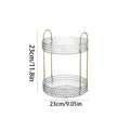 360° Rotating Makeup Organizer – 3 Tier Vanity Storage Rack