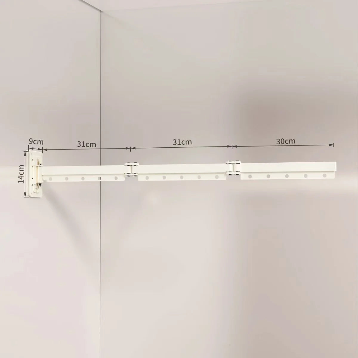 Folding Shower Curtain Set – Space-Saving Dry & Wet Separation