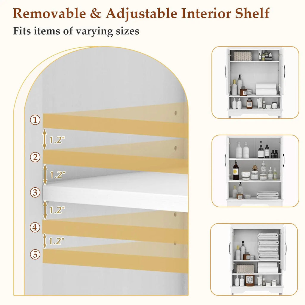 Over Toilet Cabinet – Vertical Space-Saving Storage
