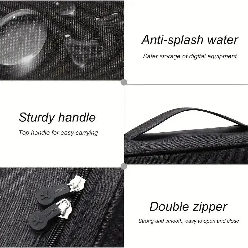 Cable Storage Bag – Portable Organizer for Electronics & Accessories