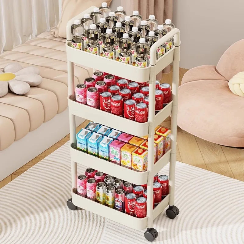Storage Trolley – Multi-Layer Rolling Organizer with Handle
