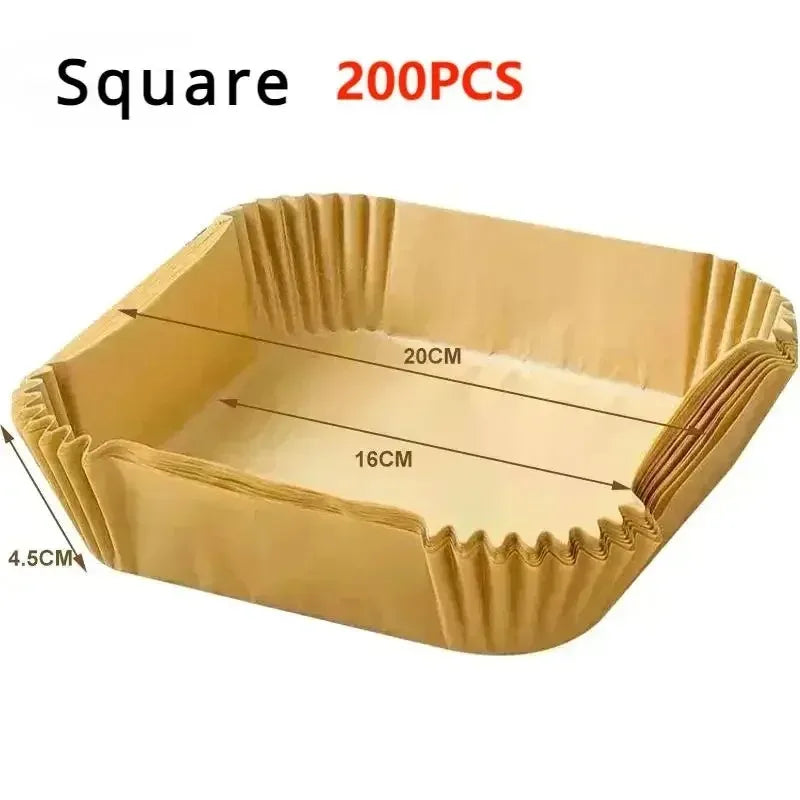50/100/200Pcs Air Fryer Baking Paper Non-Stick