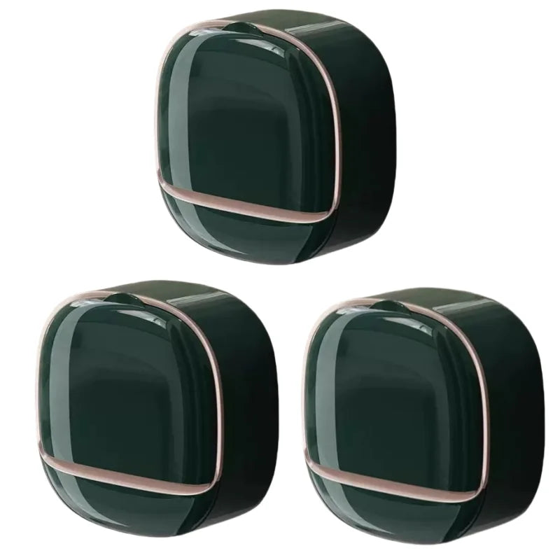 Waterproof Shower Soap Dish with Drainage – Wall-Mounted Hanging Soap Storage Holder