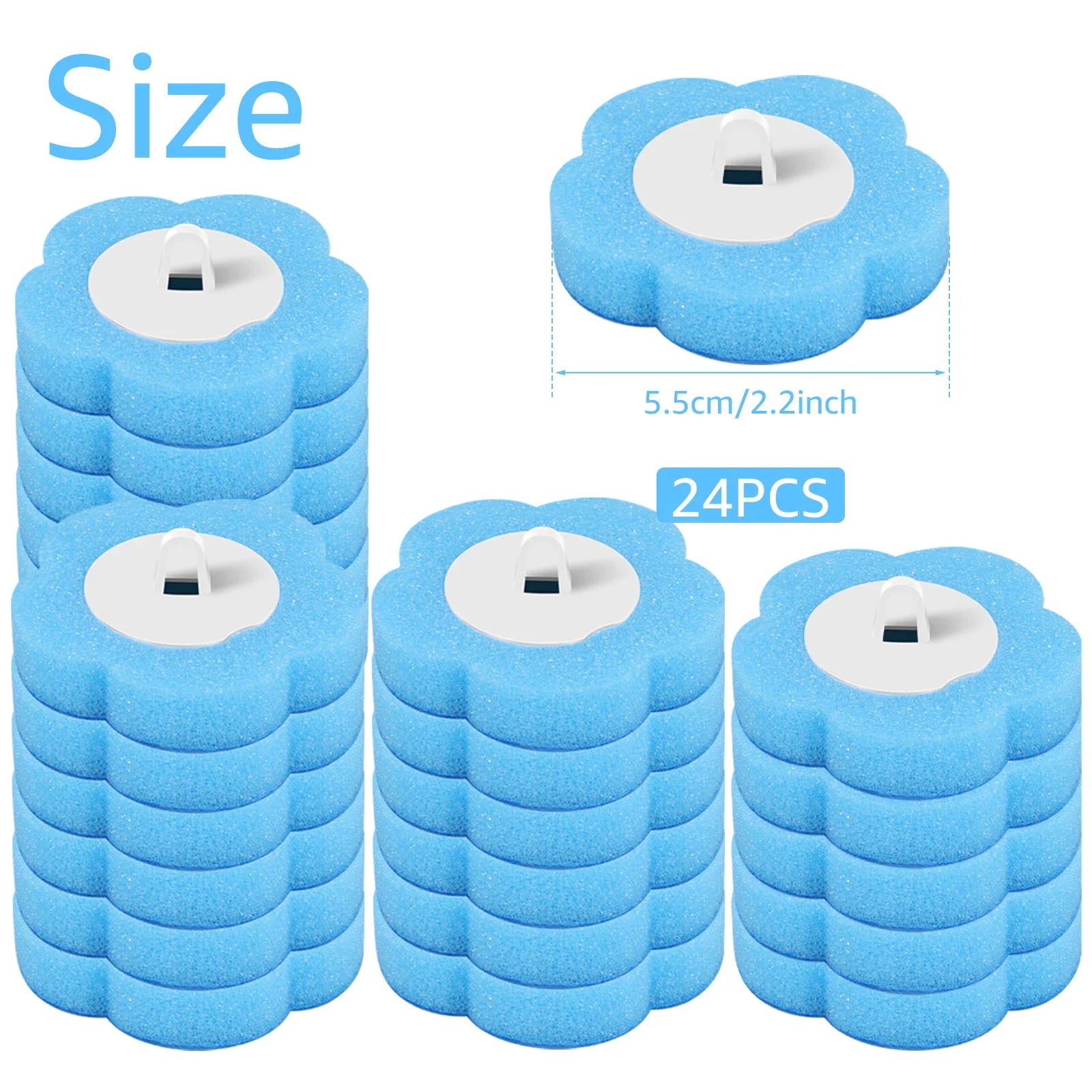 Disposable Toilet Brush Kit with Long Handle – 18/36 Refill Heads | Hygienic 360° Deep Cleaning Bathroom Set