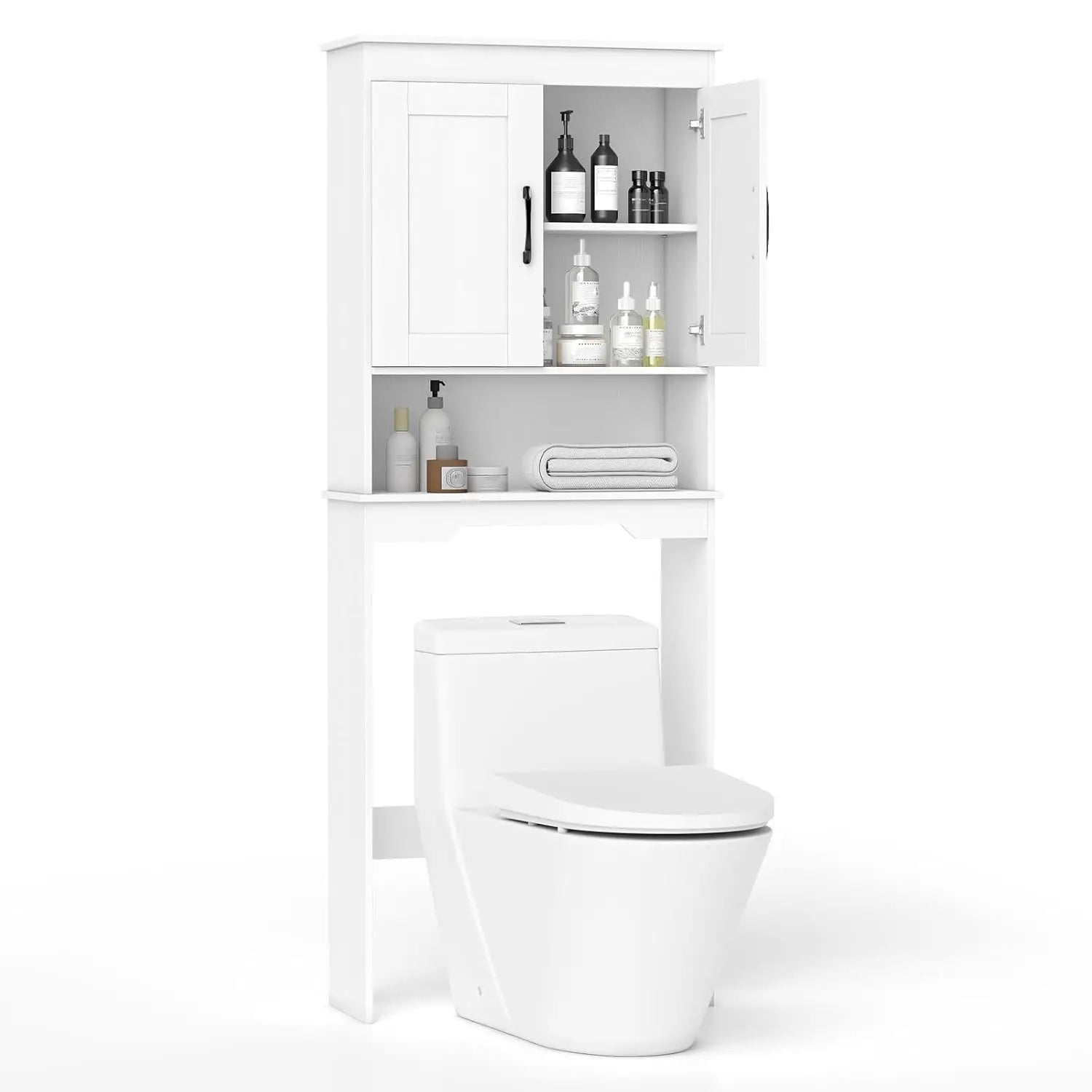 Over Toilet Cabinet – Vertical Space-Saving Storage