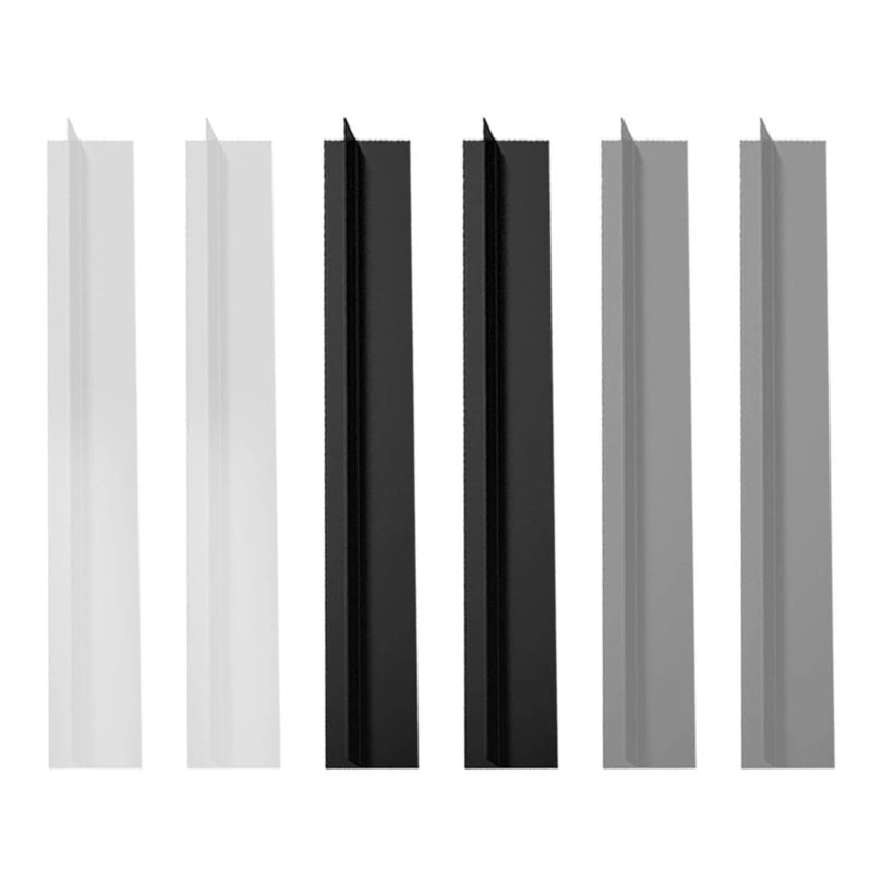 2Pcs Stove Counter Gaps Cover Silicone Strips Oil Dust Water Seal Cooker Cover