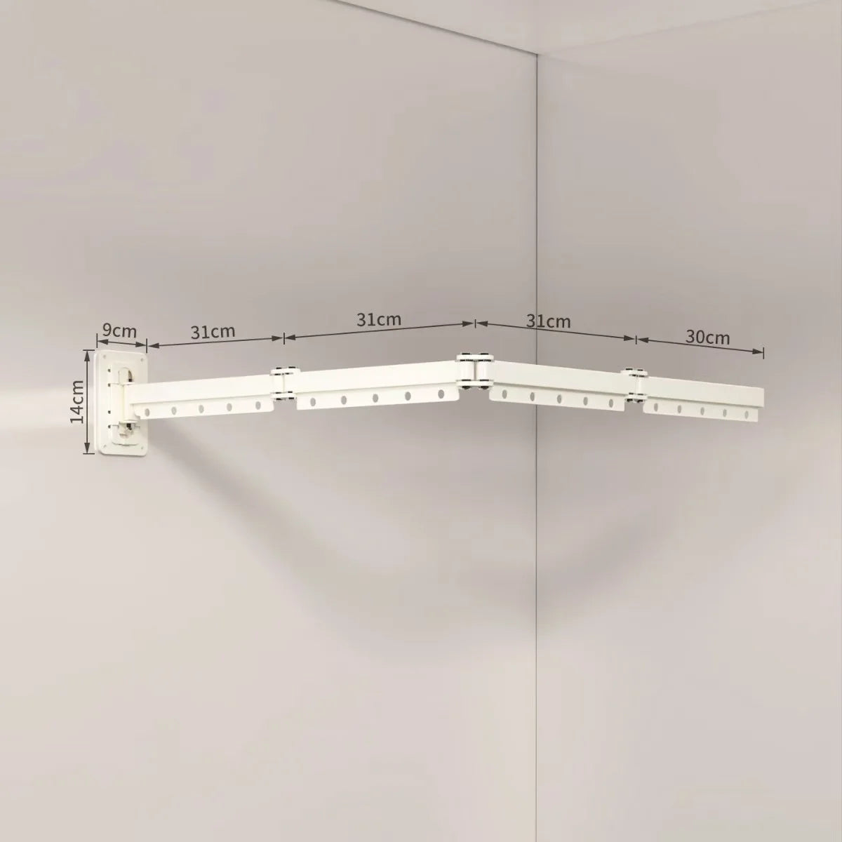 Folding Shower Curtain Set – Space-Saving Dry & Wet Separation