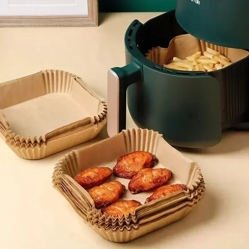 50/100/200Pcs Air Fryer Baking Paper Non-Stick