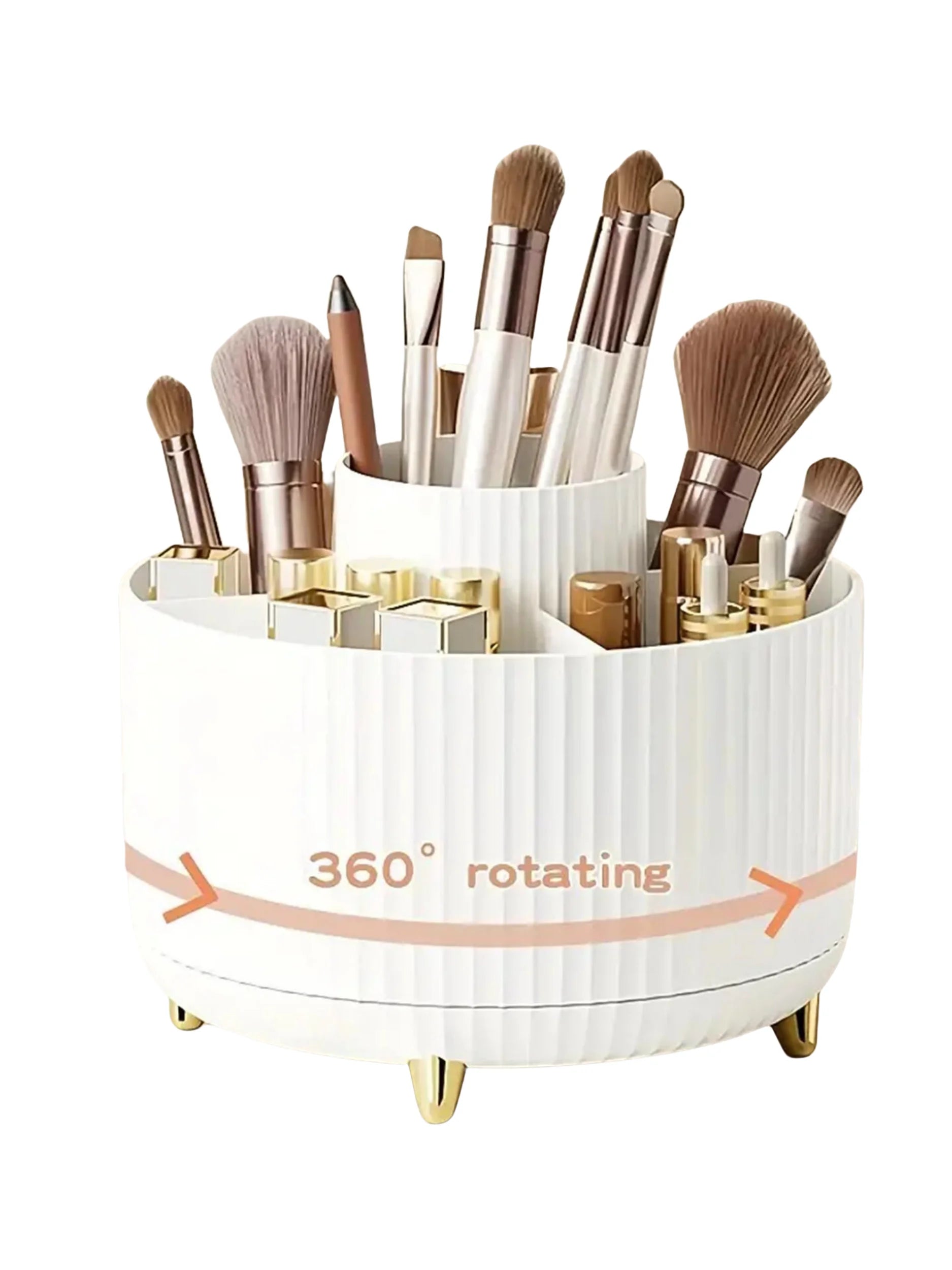 Rotating Makeup Organizer – 360° Easy Access Storage