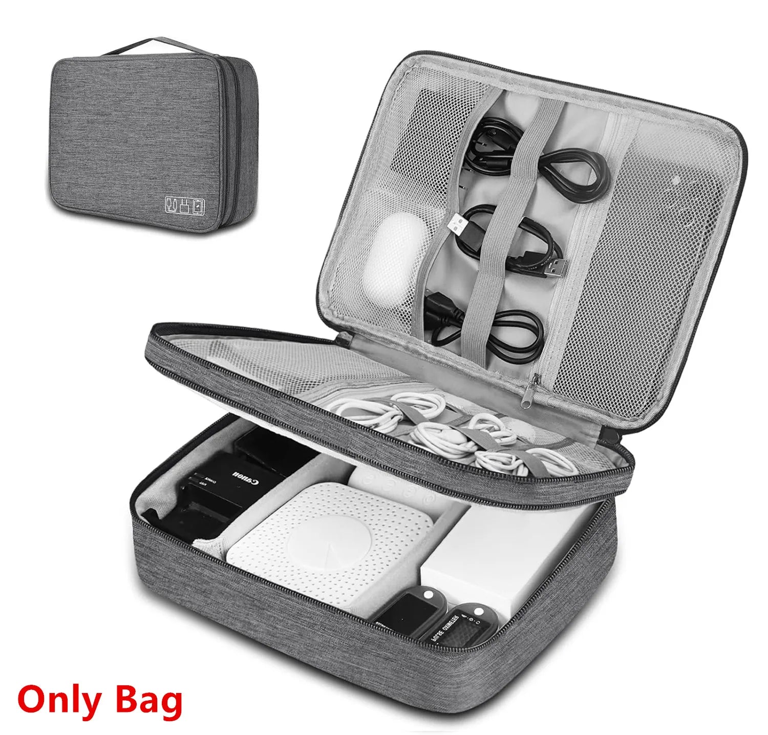 Cable Storage Bag – Portable Organizer for Electronics & Accessories