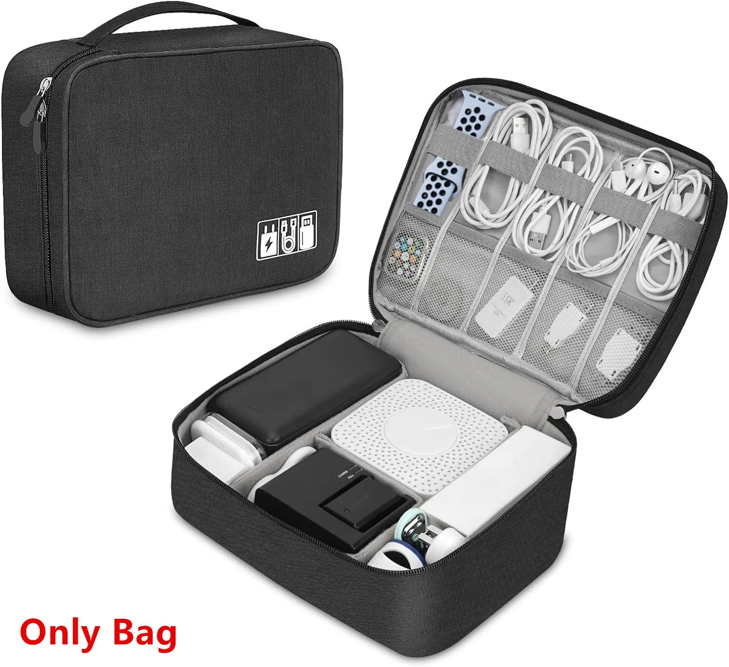 Cable Storage Bag – Portable Organizer for Electronics & Accessories