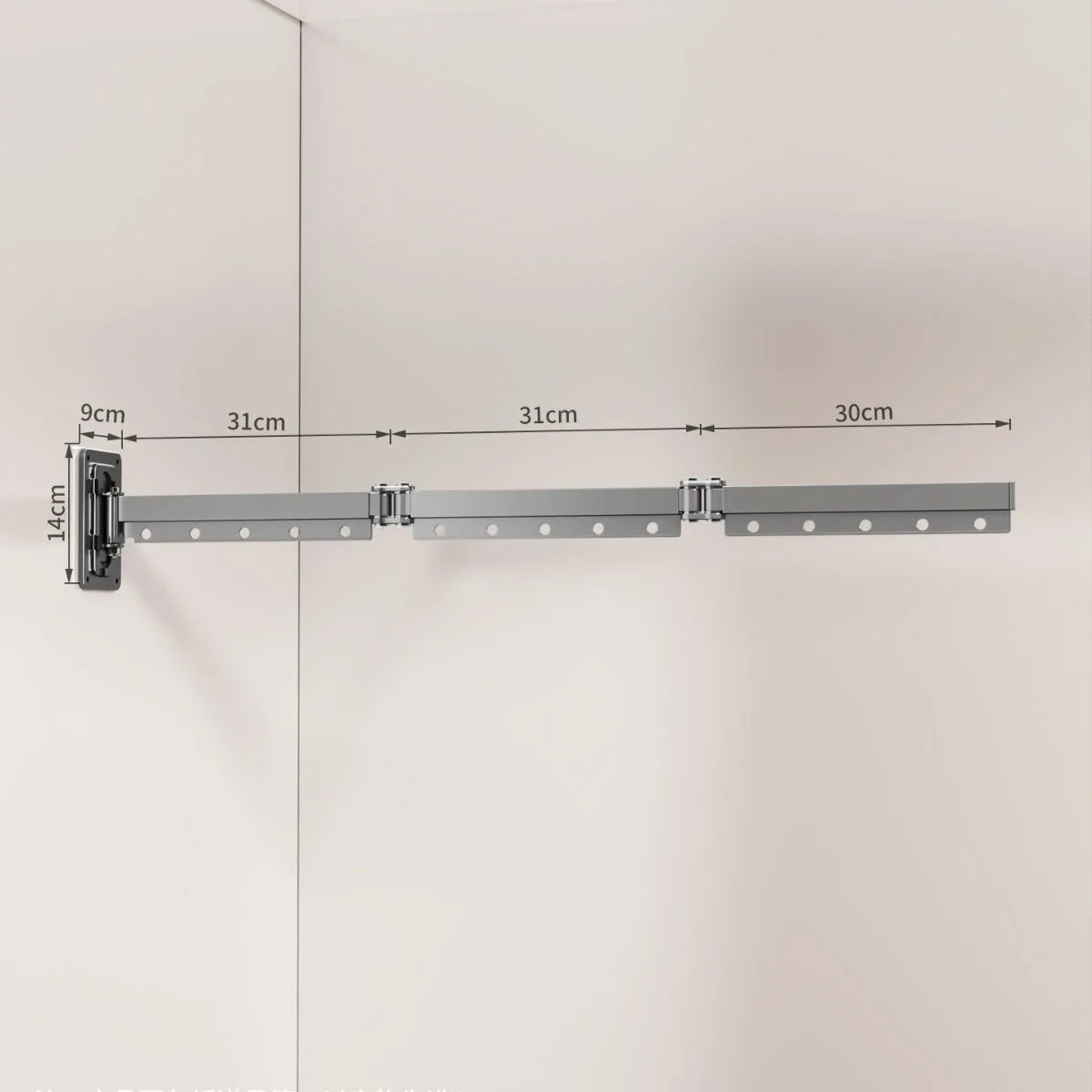 Folding Shower Curtain Set – Space-Saving Dry & Wet Separation