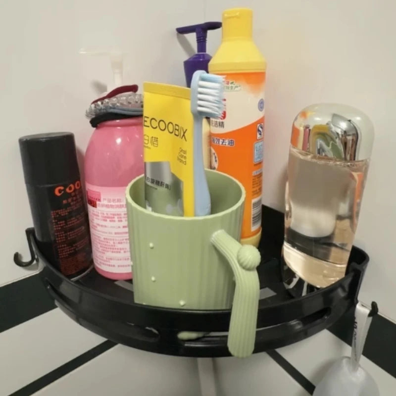 Adhesive Shower Shelf – No-Drill Waterproof Bathroom Organizer (1–3 PCS)