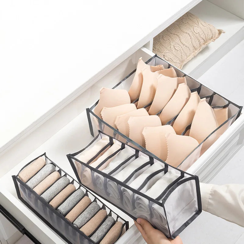 Drawer Organizer Box – Foldable Underwear & Closet Storage Divider