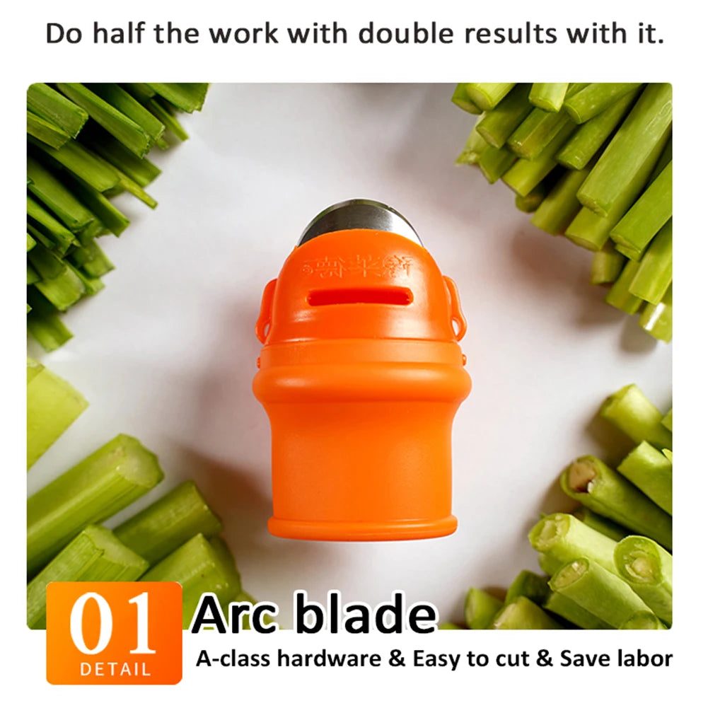 Silicone Finger Cutting Protector with Blade – Garden Harvest Thumb Knife for Vegetables & Plants