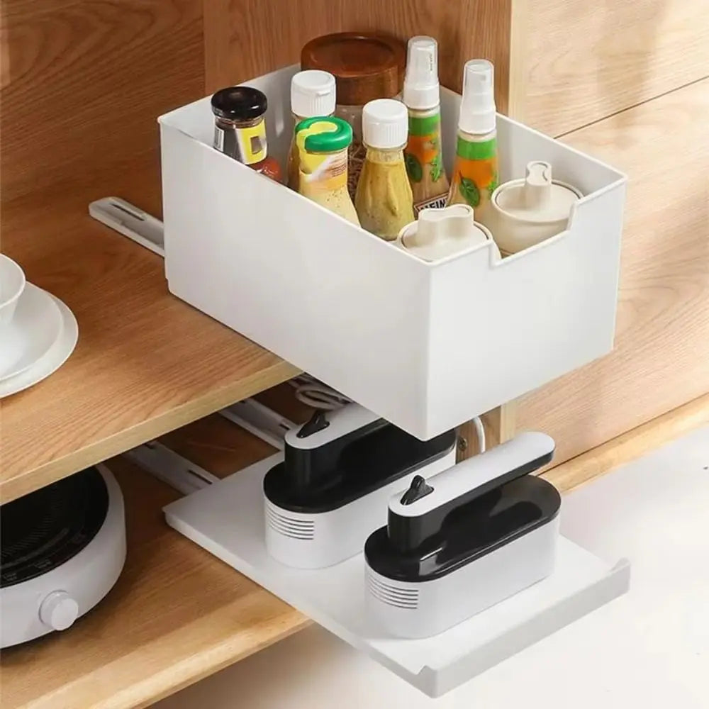 Sliding Cabinet Drawer Organizer – Pull-Out Space Saving Storage