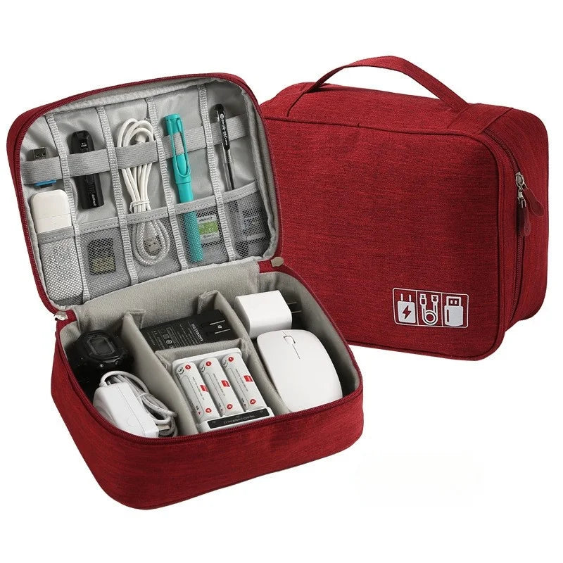 Cable Storage Bag – Portable Organizer for Electronics & Accessories