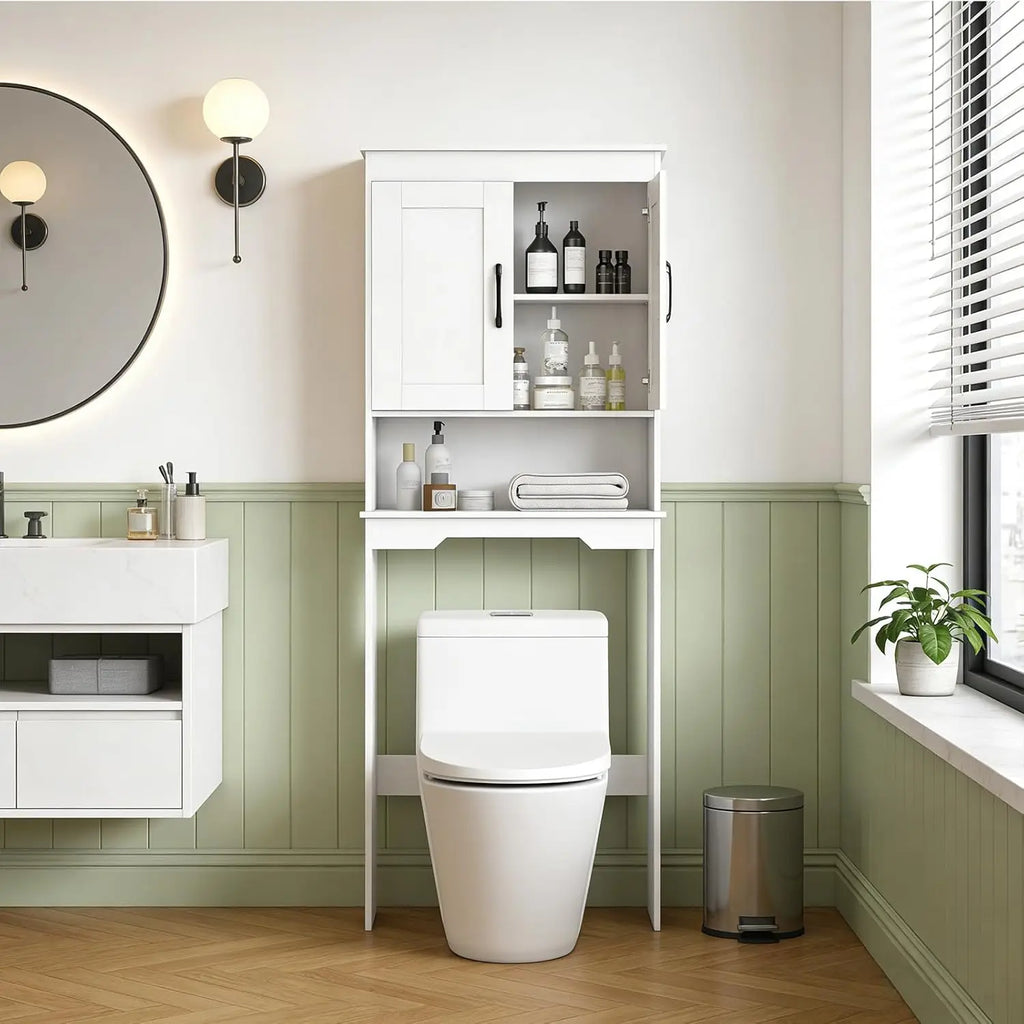 Over Toilet Cabinet – Vertical Space-Saving Storage