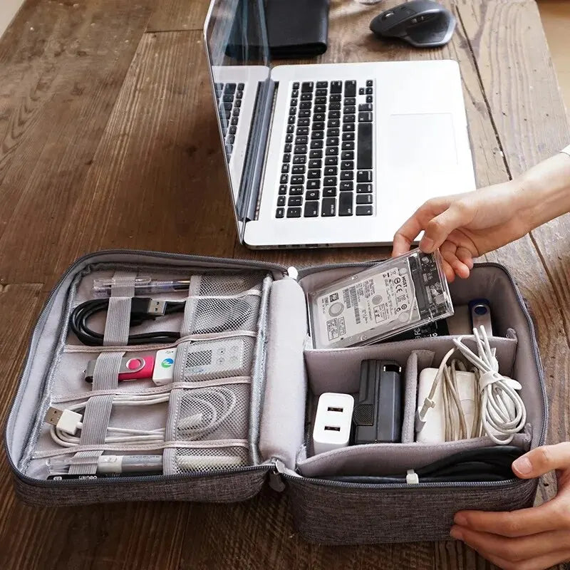 Cable Storage Bag – Portable Organizer for Electronics & Accessories