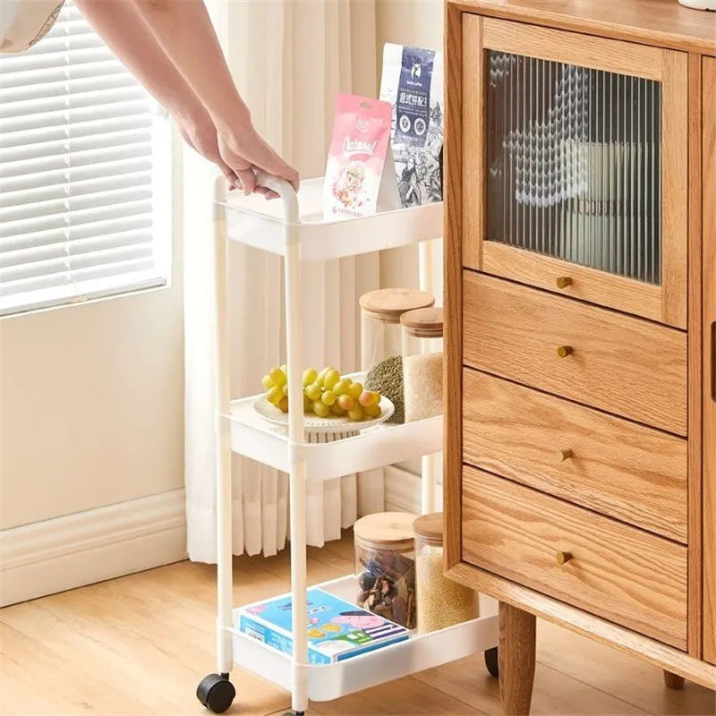 Storage Trolley – Multi-Layer Rolling Organizer with Handle