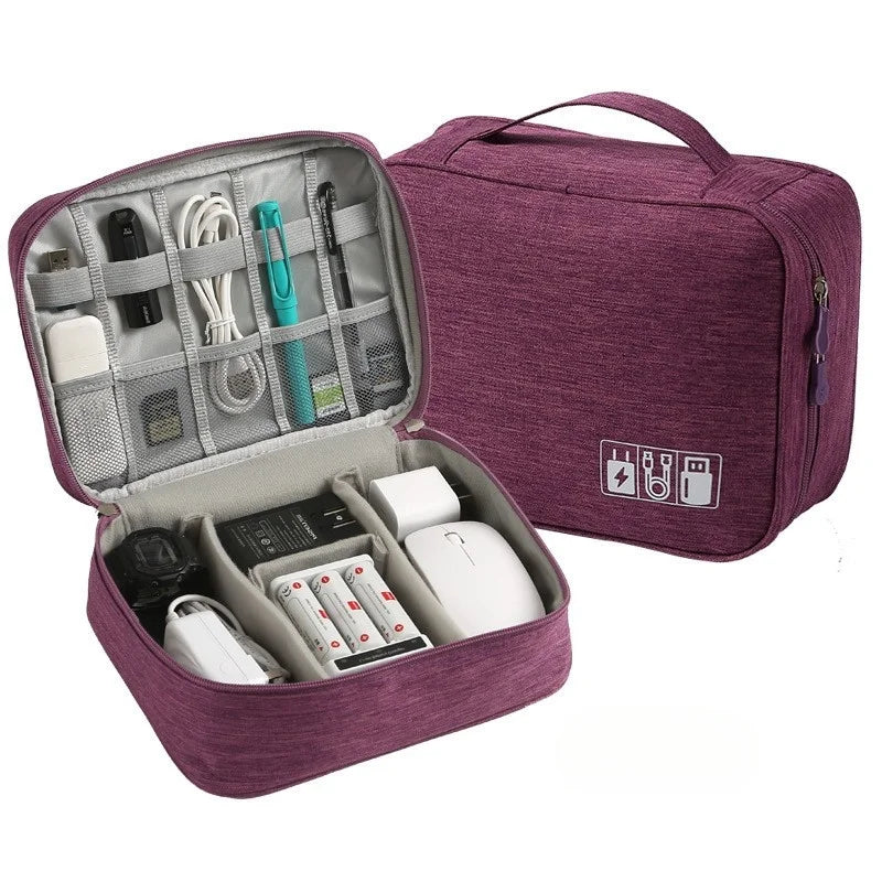 Cable Storage Bag – Portable Organizer for Electronics & Accessories