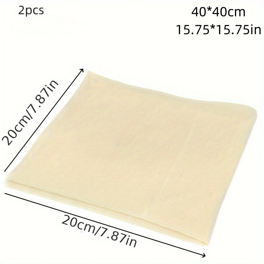 2pcs cotton Steamer Cloth high density curd cloth filter