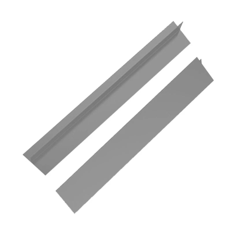 2Pcs Stove Counter Gaps Cover Silicone Strips Oil Dust Water Seal Cooker Cover