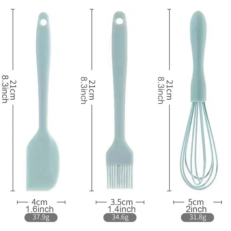 3 pieces baking set Food grade silicone heat resistant