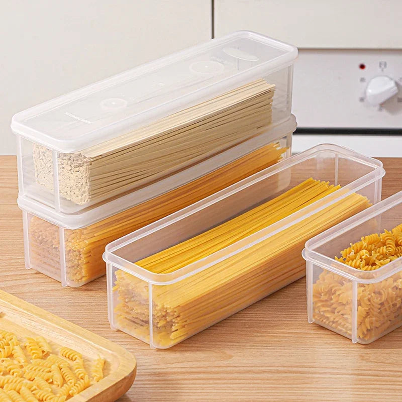 Refrigerator Fresh-Keeping Storage Box, Transparent Sealed Food Preservation Container for Fruits & Vegetables