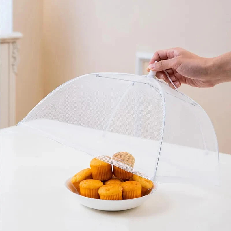 Foldable Mesh Food Cover – Pop-Up Insect Protection for Meals
