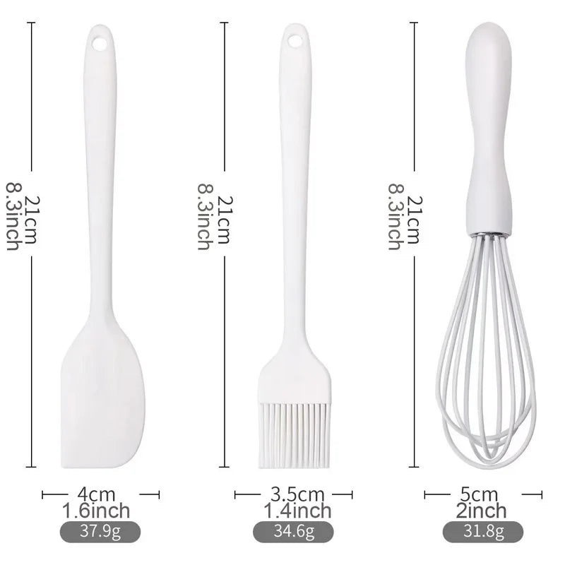 3 pieces baking set Food grade silicone heat resistant