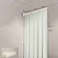 Folding Shower Curtain Set – Space-Saving Dry & Wet Separation