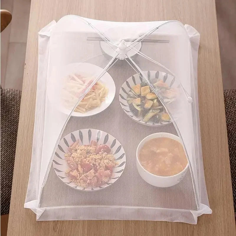 Foldable Mesh Food Cover – Pop-Up Insect Protection for Meals