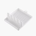 Kitchen Spoon Rest, Utensil Holder & Pot Lid Organizer Rack