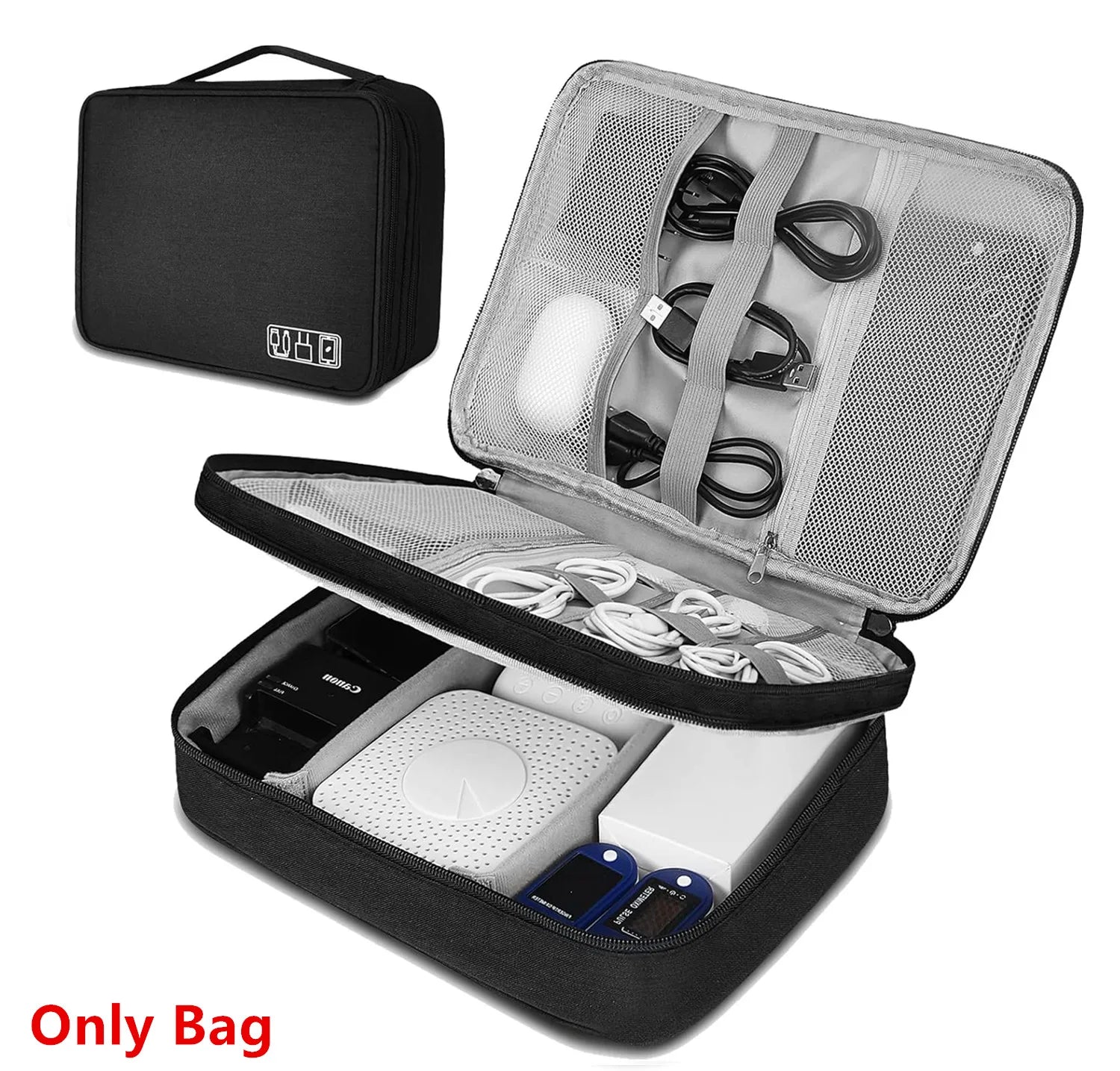 Cable Storage Bag – Portable Organizer for Electronics & Accessories