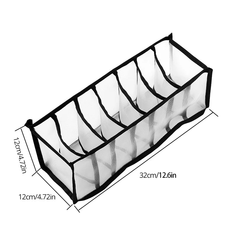 Drawer Organizer Box – Foldable Underwear & Closet Storage Divider