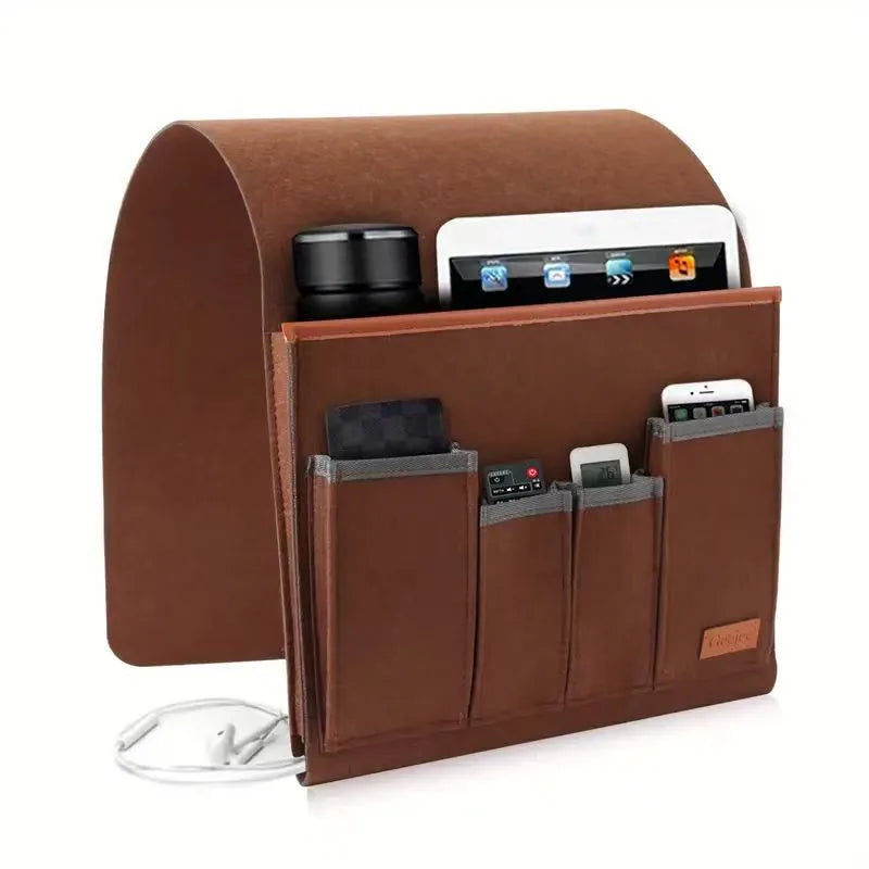 Sofa Armrest Organizer – Smart Felt Storage for Everyday Essentials