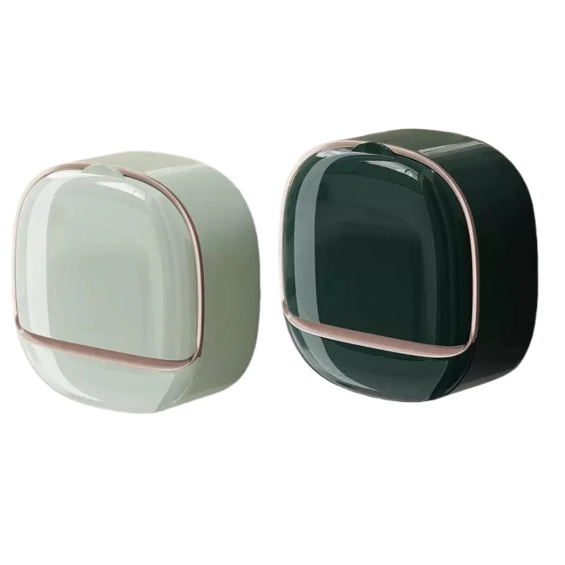 Waterproof Shower Soap Dish with Drainage – Wall-Mounted Hanging Soap Storage Holder