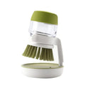 Soap Dispenser Dish Brush for Kitchen Cleaning with Holder Tray