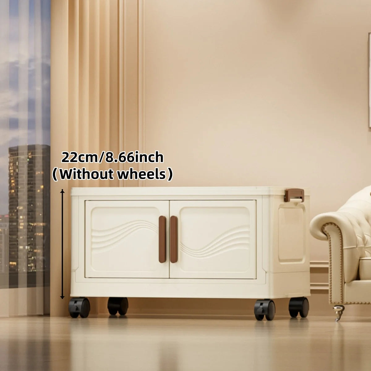 Nest Locker™ ClearDoor Foldable Storage Box – Stackable Space-Saving Organizer for Clothes, Books & Toys