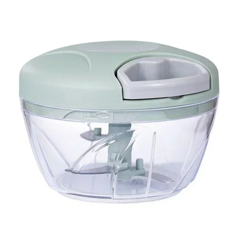 Manual Food Chopper – Pull Cord Vegetable & Garlic Cutter (500/900ML)