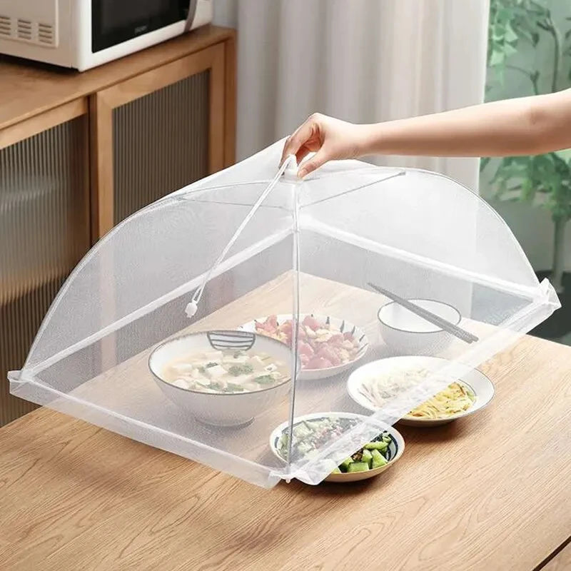 Foldable Mesh Food Cover – Pop-Up Insect Protection for Meals