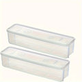 Refrigerator Fresh-Keeping Storage Box, Transparent Sealed Food Preservation Container for Fruits & Vegetables