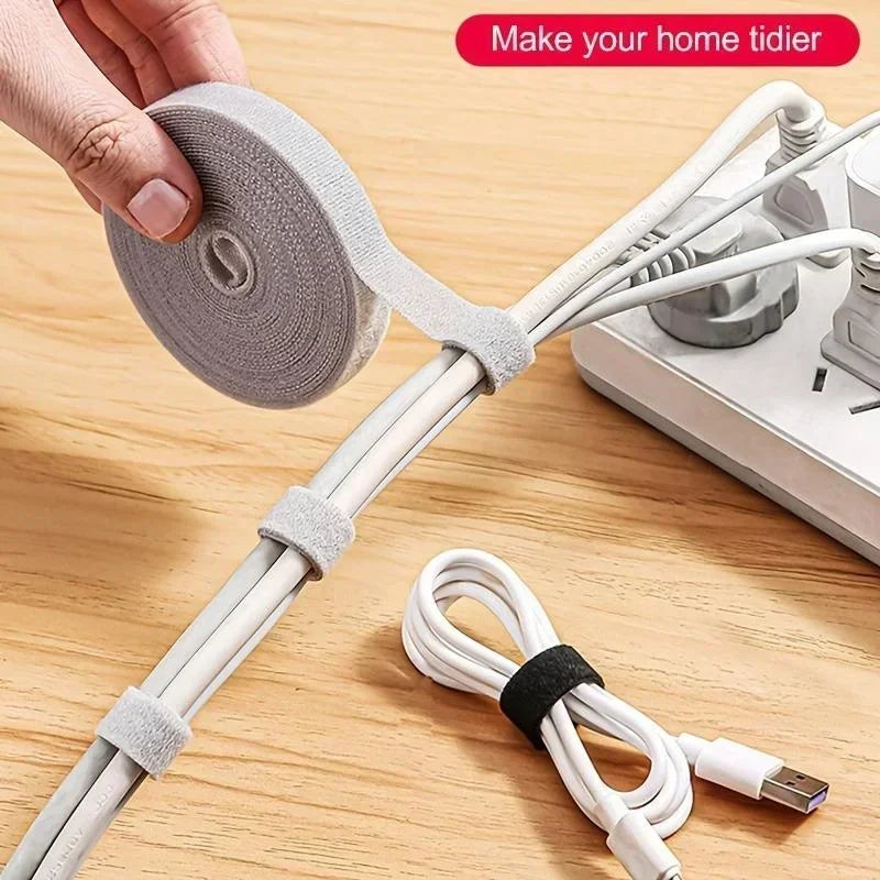 Cable Organizer Roll – Adjustable Cord Management (5m)